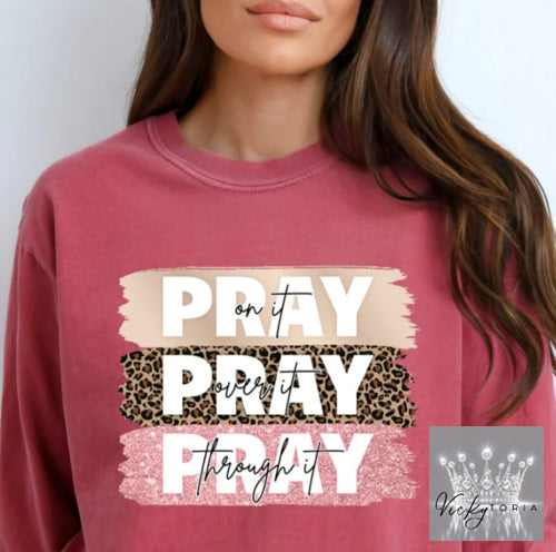 Pray x 3 - Short Sleeve T-shirt